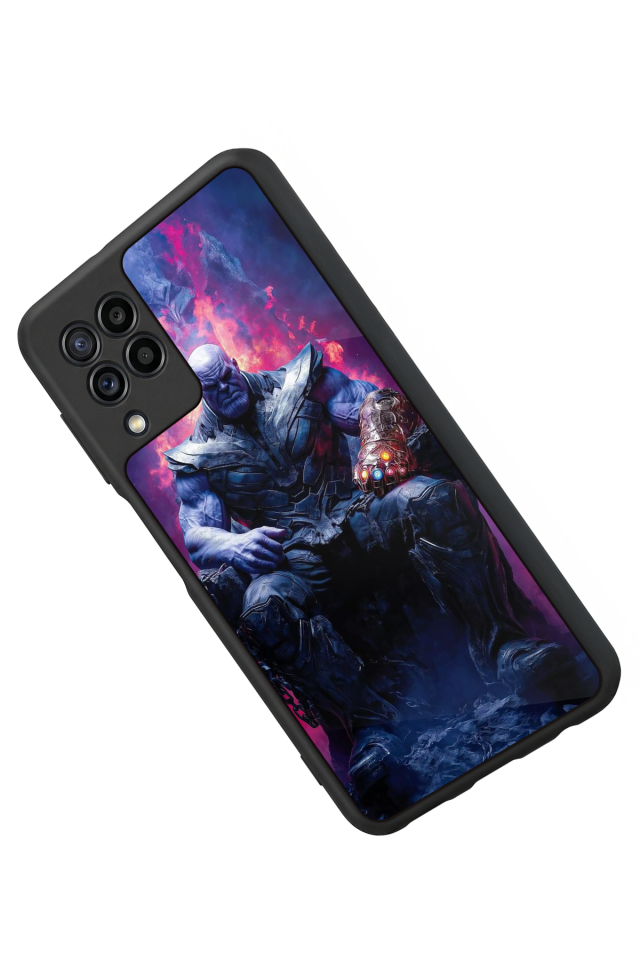 Samsung Galaxy M32 Uyumlu Thanos Tasarımlı Glossy Premium Kılıf