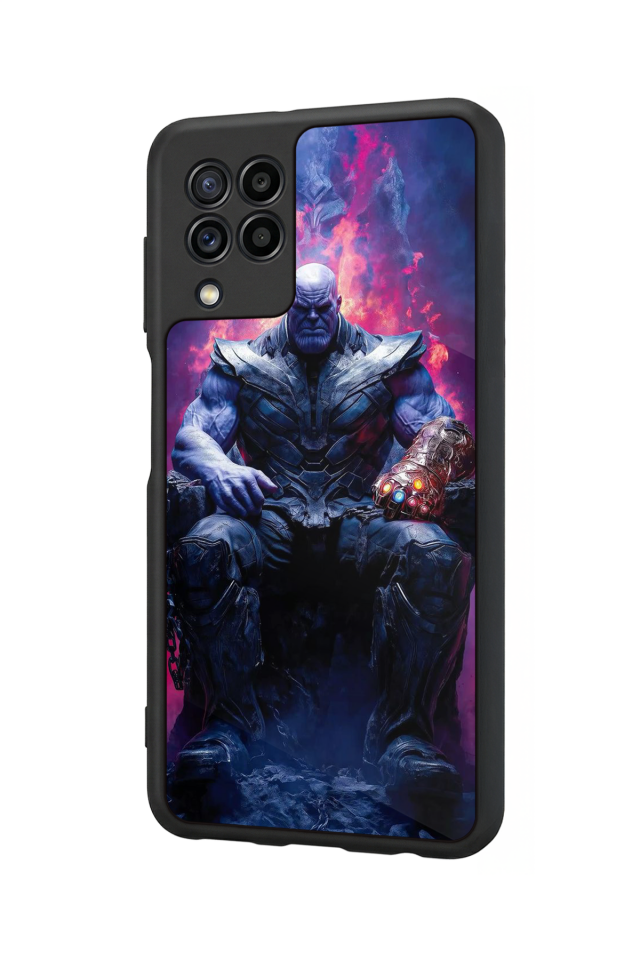 Samsung Galaxy M32 Uyumlu Thanos Tasarımlı Glossy Premium Kılıf