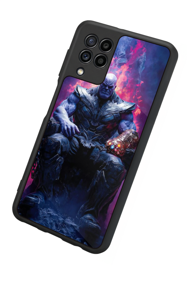 Samsung Galaxy M32 Uyumlu Thanos Tasarımlı Glossy Premium Kılıf