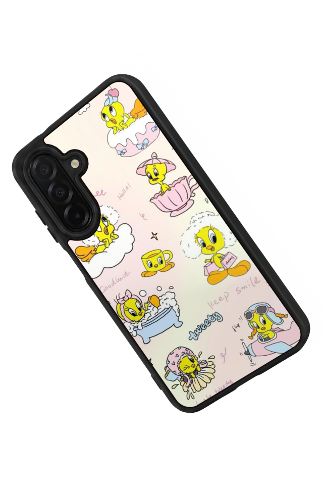 Samsung Galaxy A36 Uyumlu Tweety Tasarımlı Glossy Premium Kılıf