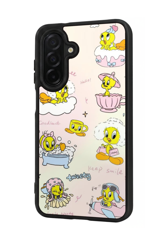Samsung Galaxy A36 Uyumlu Tweety Tasarımlı Glossy Premium Kılıf