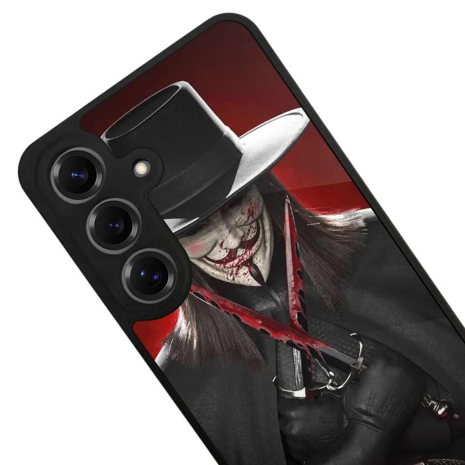 Samsung Galaxy S25 Uyumlu Vendetta Tasarımlı Glossy Premium Kılıf