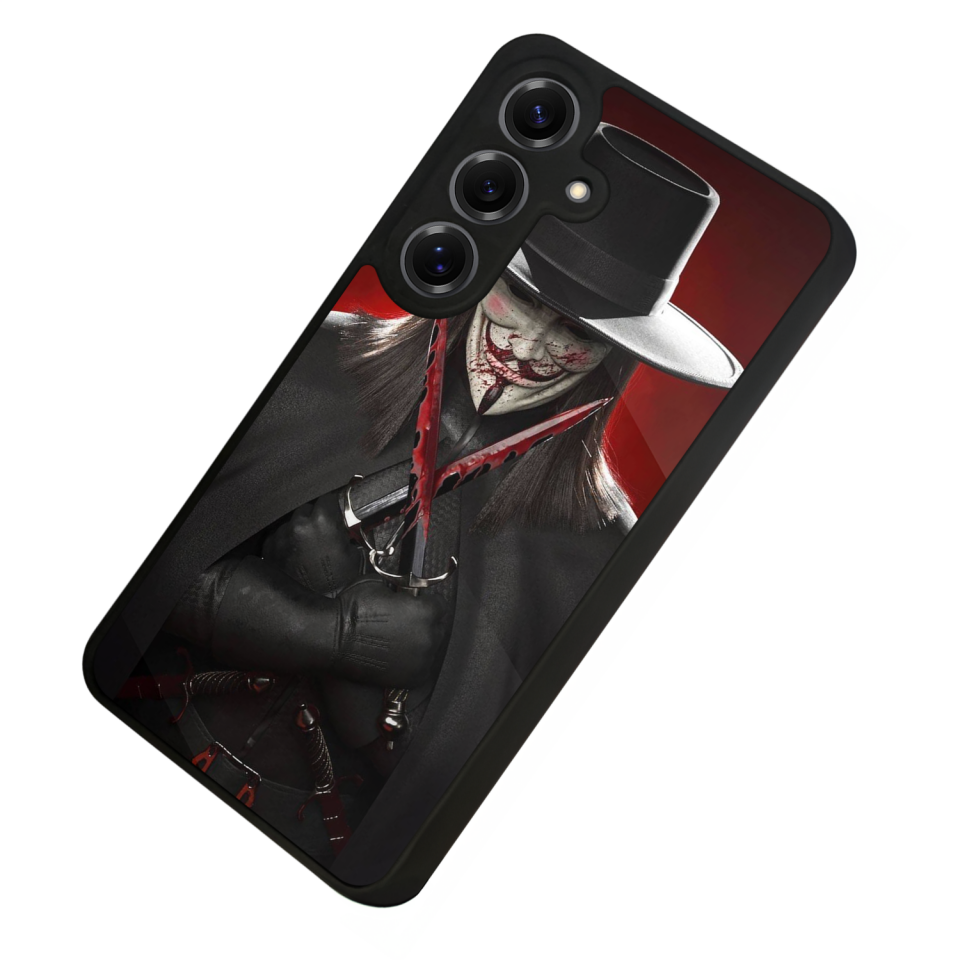 Samsung Galaxy S25 Uyumlu Vendetta Tasarımlı Glossy Premium Kılıf