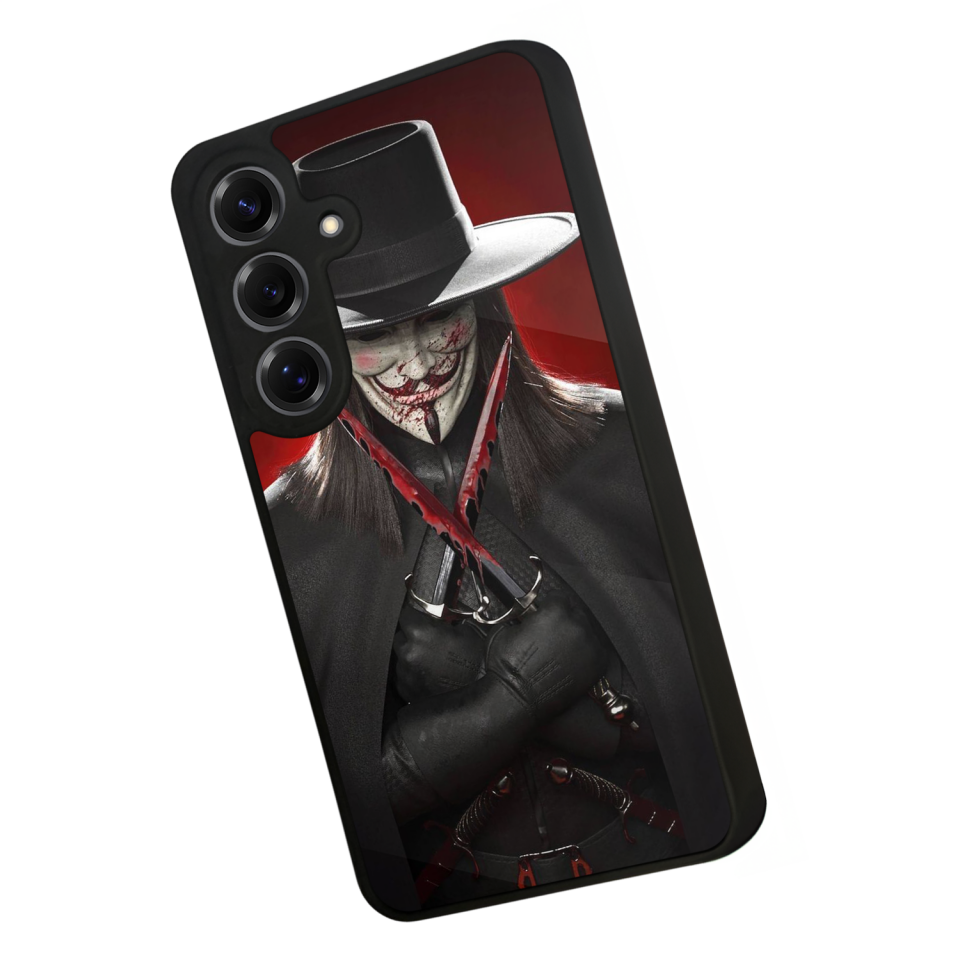 Samsung Galaxy S25 Uyumlu Vendetta Tasarımlı Glossy Premium Kılıf