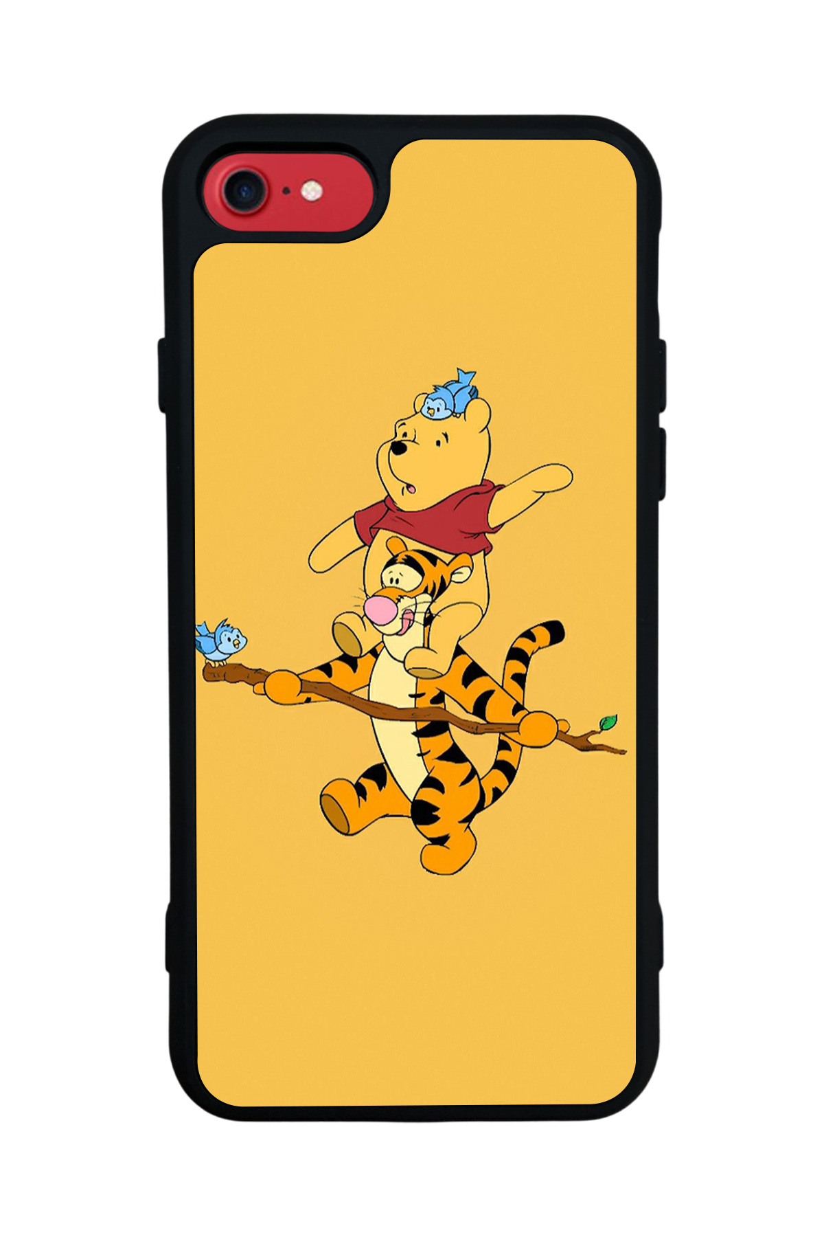 iPhone SE Uyumlu Winnie Tasarımlı Glossy Premium Kılıf