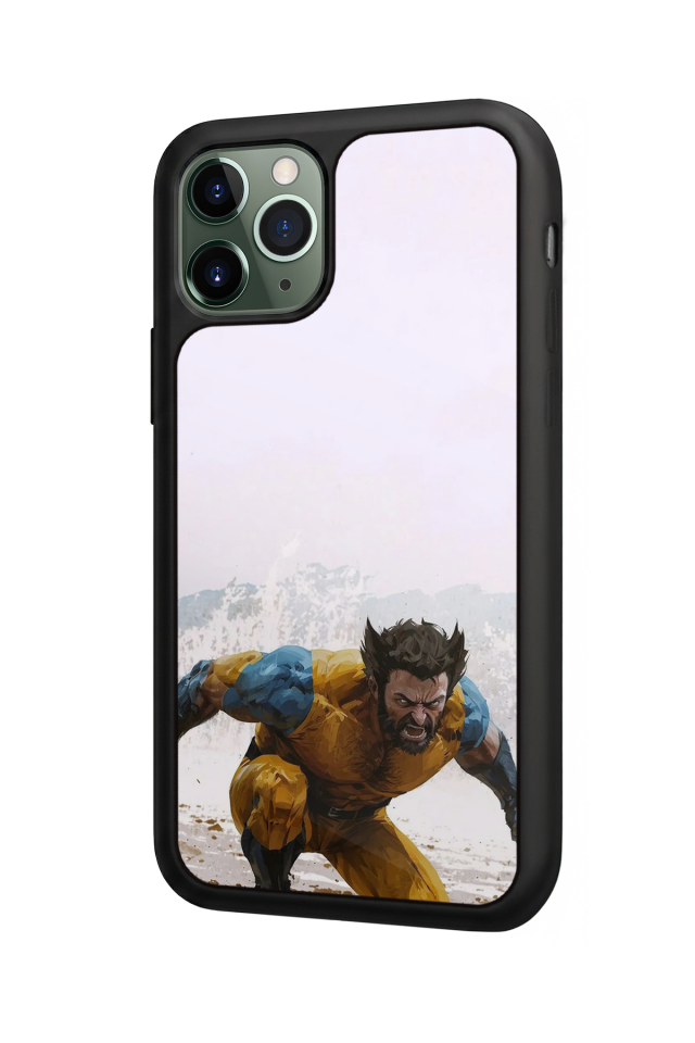 iPhone 11 Pro Max Uyumlu Wolverine Tasarımlı Glossy Premium Kılıf