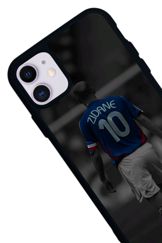 iPhone 11 Uyumlu Zidane Tasarımlı Glossy Premium Kılıf