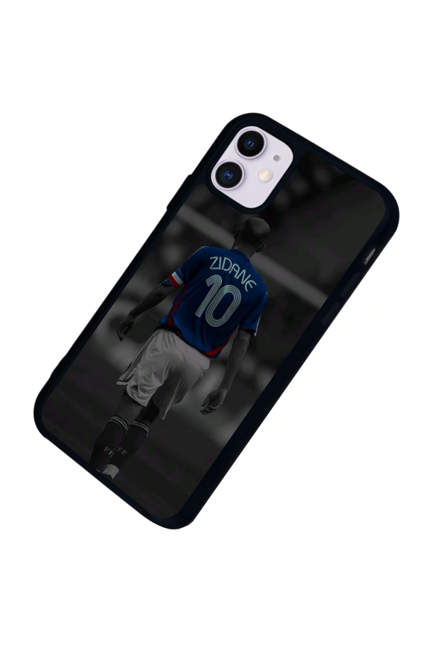 iPhone 11 Uyumlu Zidane Tasarımlı Glossy Premium Kılıf