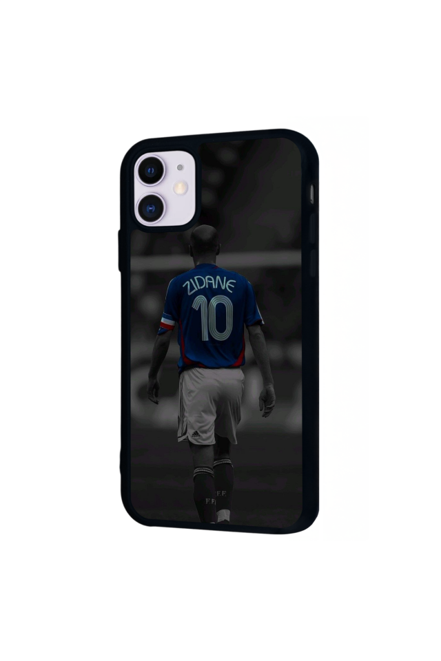 iPhone 11 Uyumlu Zidane Tasarımlı Glossy Premium Kılıf
