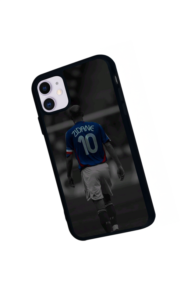 iPhone 11 Uyumlu Zidane Tasarımlı Glossy Premium Kılıf