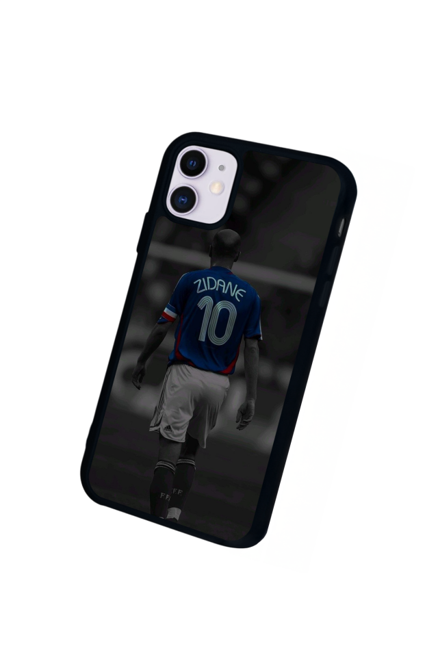 iPhone 11 Uyumlu Zidane Tasarımlı Glossy Premium Kılıf