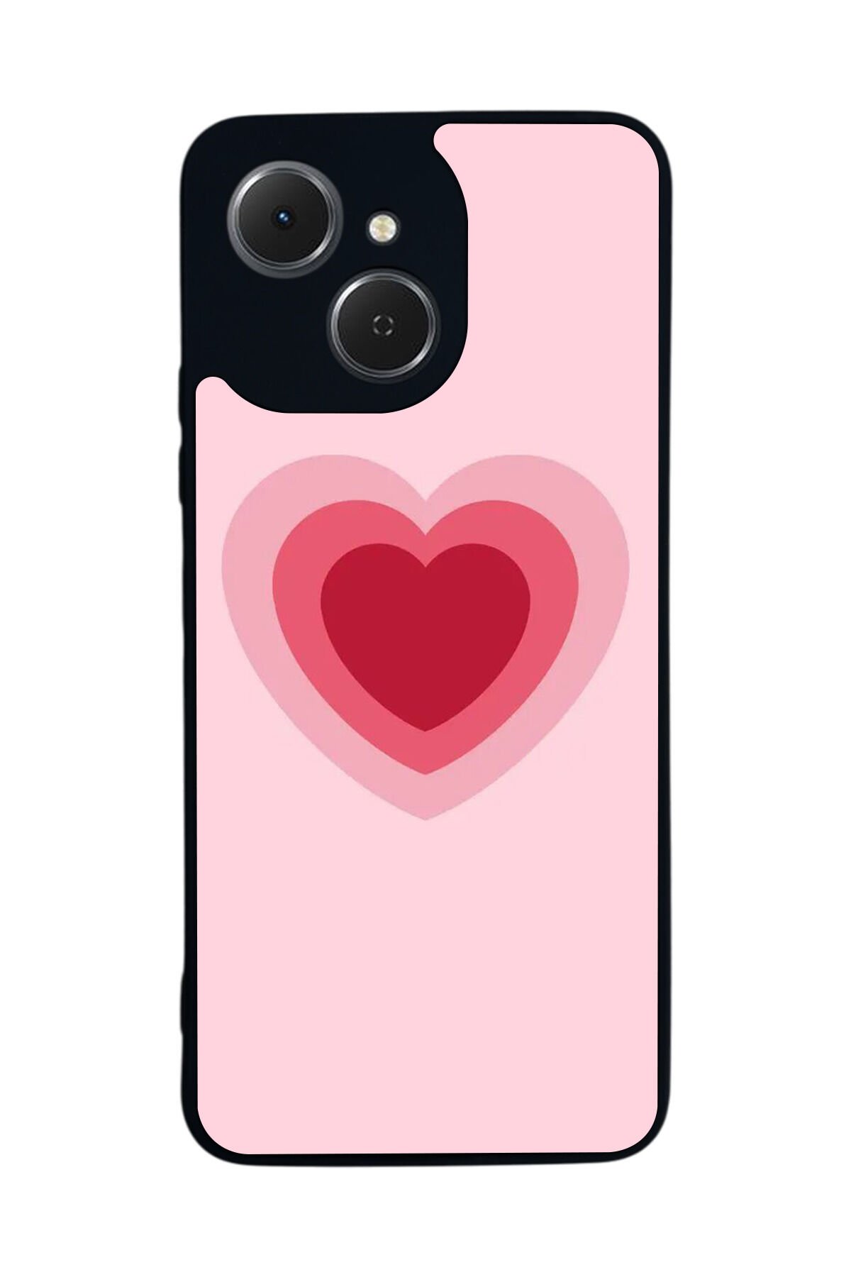 Tecno Spark 40C Uyumlu Kalp Love Tasarımlı Glossy Premium Kılıf