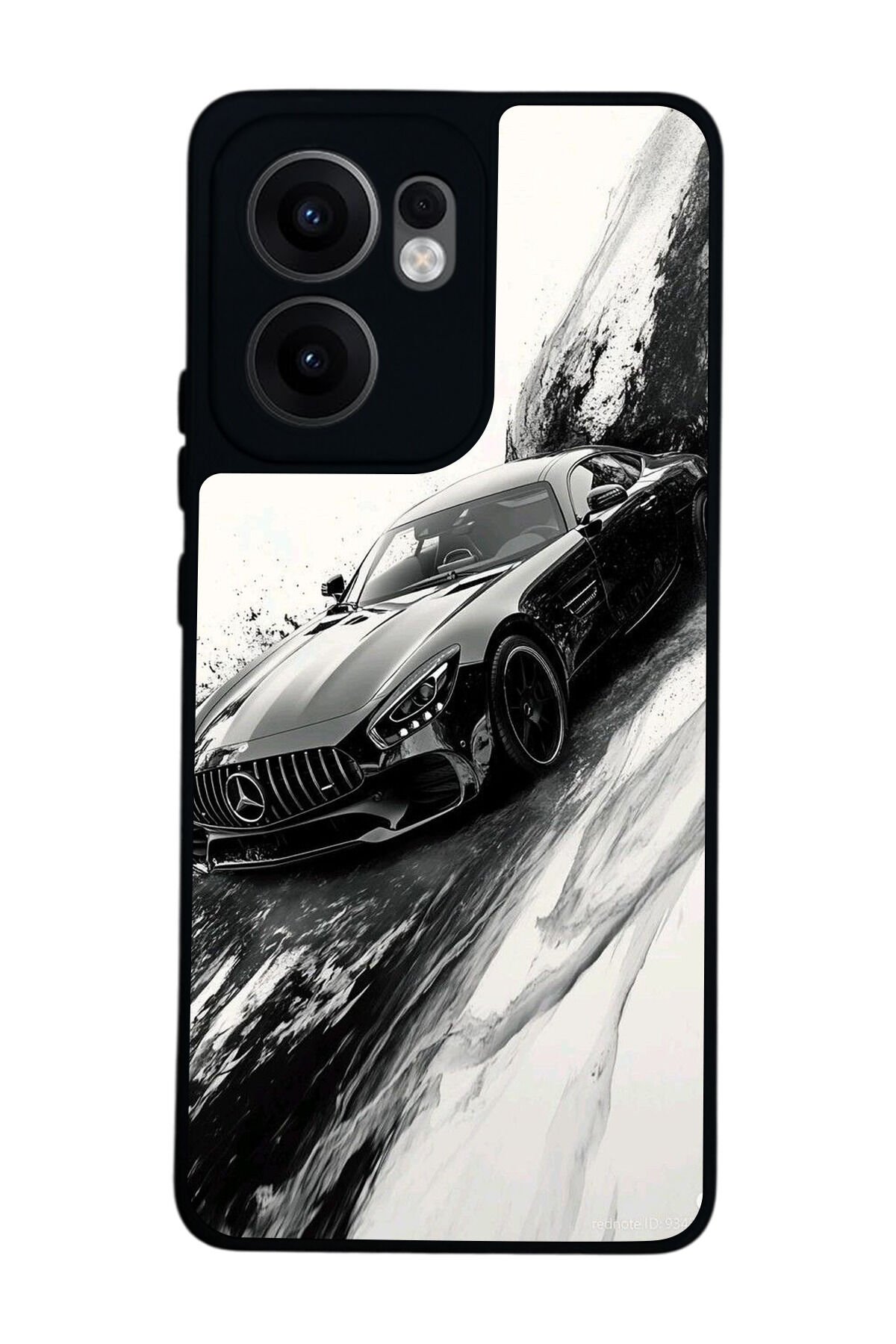 Oppo Reno 13F Uyumlu Mercedes Tasarımlı Glossy Premium Kılıf