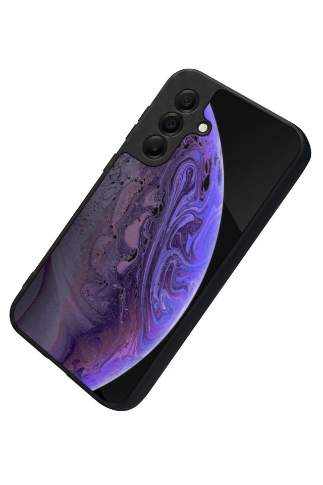 Samsung Galaxy A17 Uyumlu Ay Tasarımlı Glossy Premium Kılıf