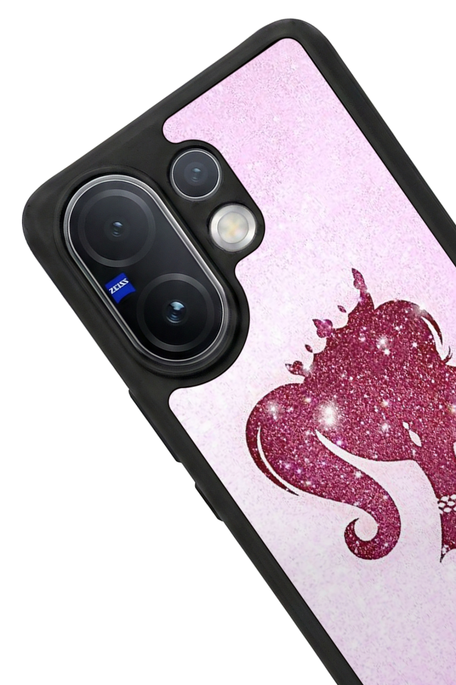 Vivo V60 Uyumlu Barbie Tasarımlı Glossy Premium Kılıf