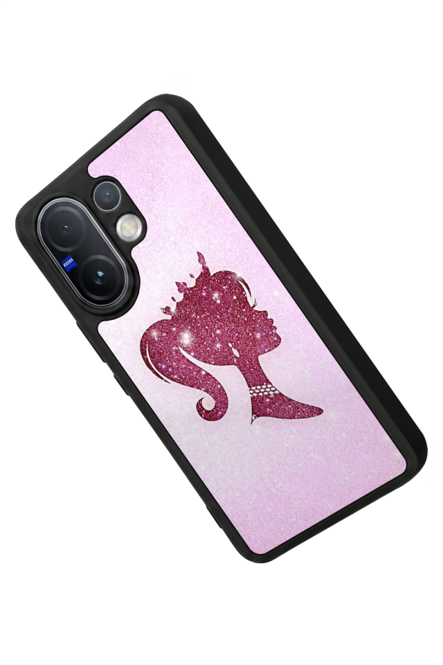 Vivo V60 Uyumlu Barbie Tasarımlı Glossy Premium Kılıf