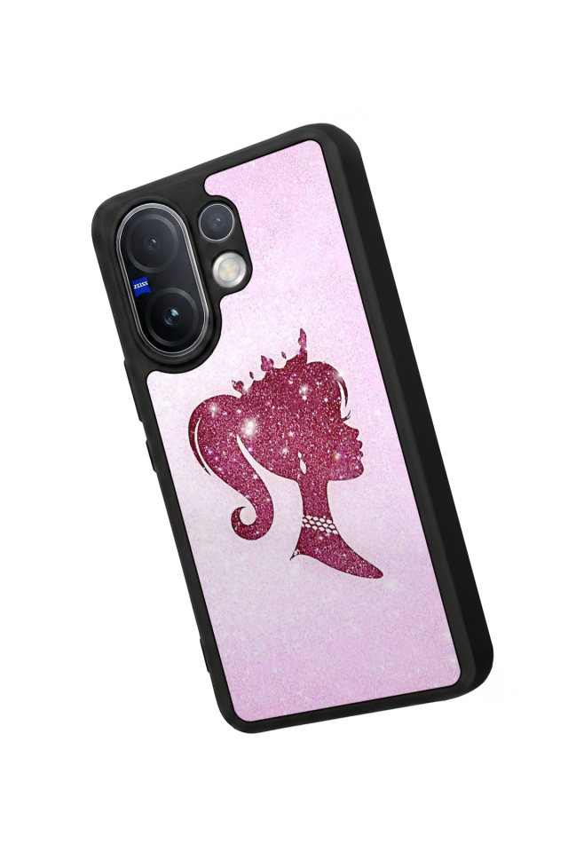 Vivo V60 Uyumlu Barbie Tasarımlı Glossy Premium Kılıf
