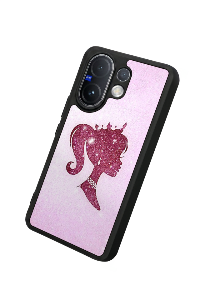 Vivo V60 Uyumlu Barbie Tasarımlı Glossy Premium Kılıf