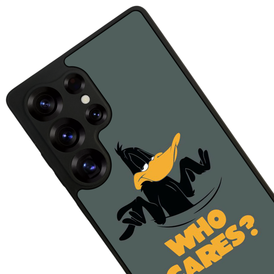 Samsung Galaxy S25 Ultra Uyumlu Daffy duck Tasarımlı Glossy Premium Kılıf