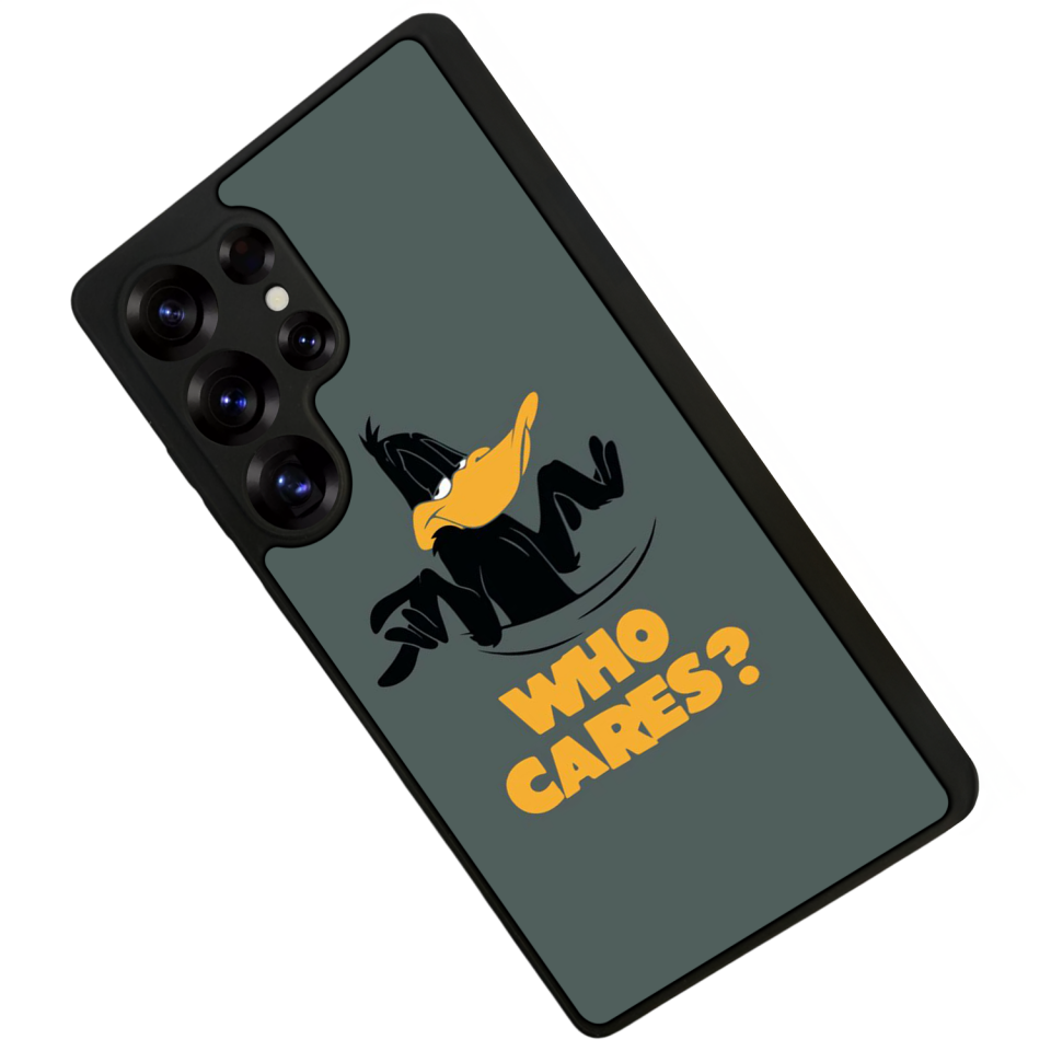 Samsung Galaxy S25 Ultra Uyumlu Daffy duck Tasarımlı Glossy Premium Kılıf
