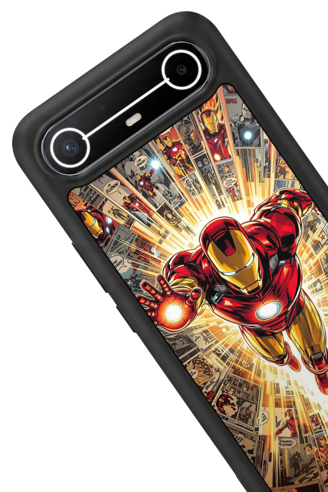 Tecno Spark Slim 5G Uyumlu  Iron Man ( Demir Adam ) Tasarımlı Glossy Premium Kılıf