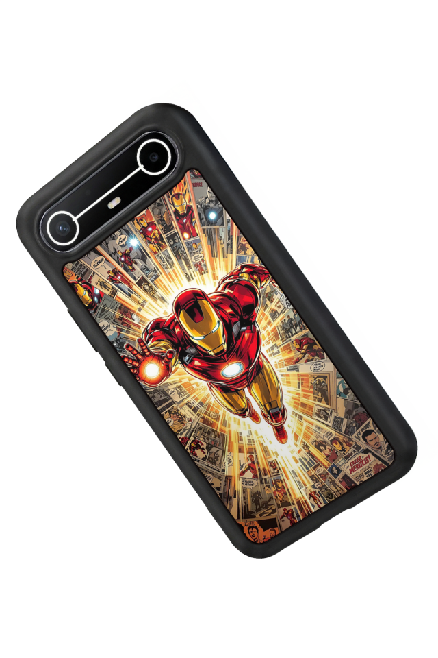 Tecno Spark Slim 5G Uyumlu  Iron Man ( Demir Adam ) Tasarımlı Glossy Premium Kılıf