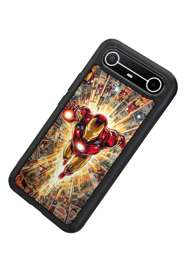 Tecno Spark Slim 5G Uyumlu  Iron Man ( Demir Adam ) Tasarımlı Glossy Premium Kılıf