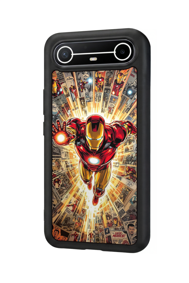 Tecno Spark Slim 5G Uyumlu  Iron Man ( Demir Adam ) Tasarımlı Glossy Premium Kılıf