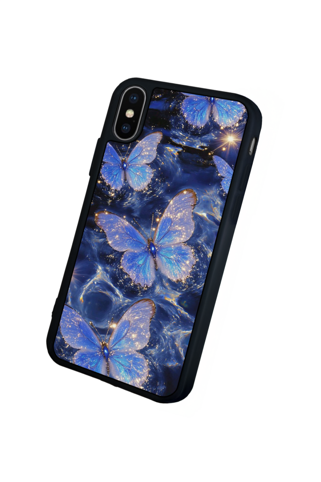 iPhone XS Max Uyumlu Kelebek Tasarımlı Glossy Premium Kılıf