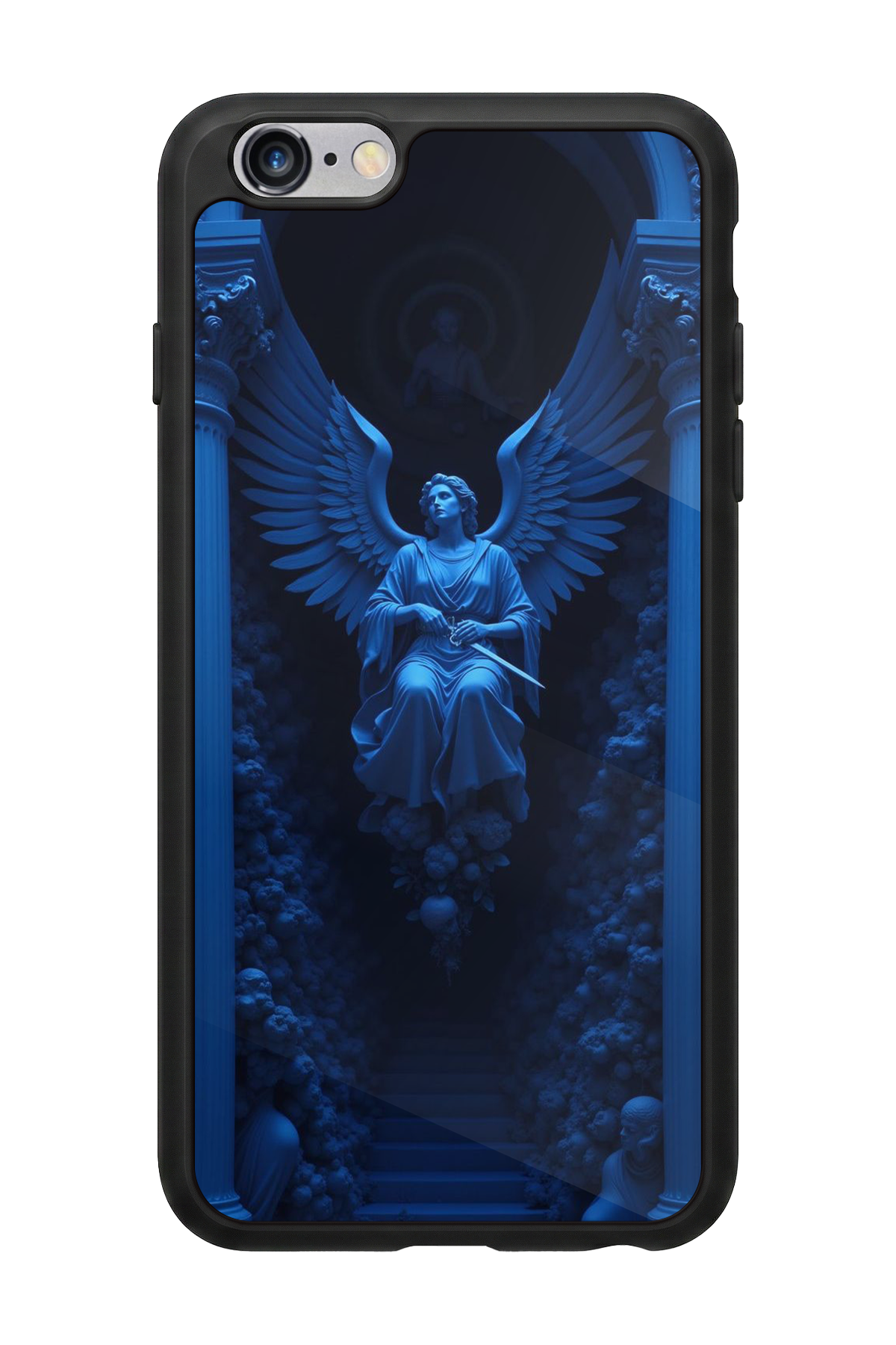 iPhone 6s Plus Uyumlu Melek Tasarımlı Glossy Premium Kılıf