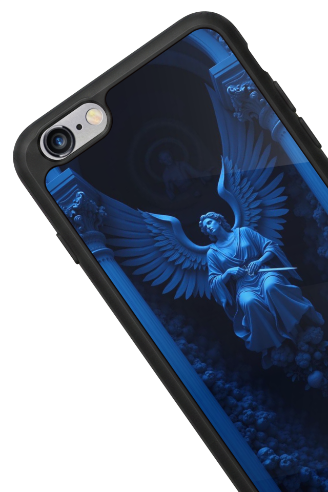 iPhone 6s Plus Uyumlu Melek Tasarımlı Glossy Premium Kılıf