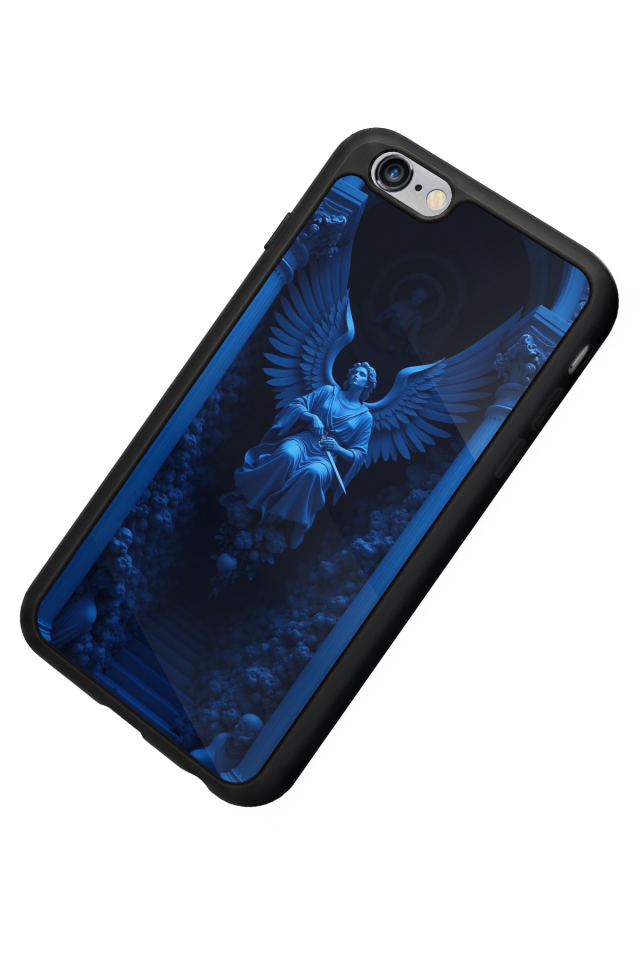 iPhone 6s Plus Uyumlu Melek Tasarımlı Glossy Premium Kılıf
