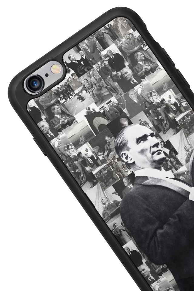 iPhone 6 Plus Uyumlu Mustafa Kemal Ataturk Tasarımlı Glossy Premium Kılıf