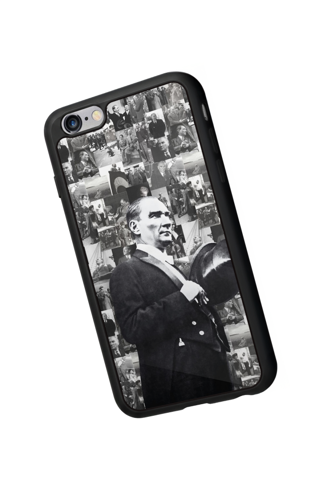 iPhone 6 Plus Uyumlu Mustafa Kemal Ataturk Tasarımlı Glossy Premium Kılıf