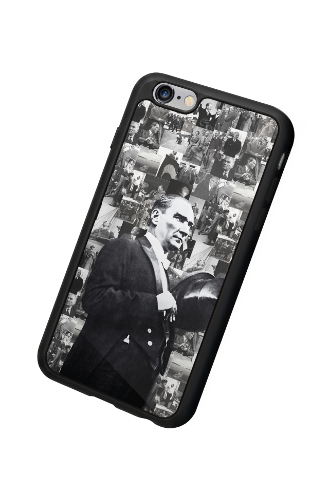 iPhone 6 Plus Uyumlu Mustafa Kemal Ataturk Tasarımlı Glossy Premium Kılıf