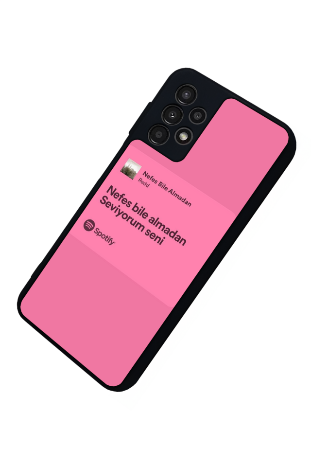 Samsung Galaxy A23 Uyumlu Sarki Sozleri Tasarımlı Glossy Premium Kılıf