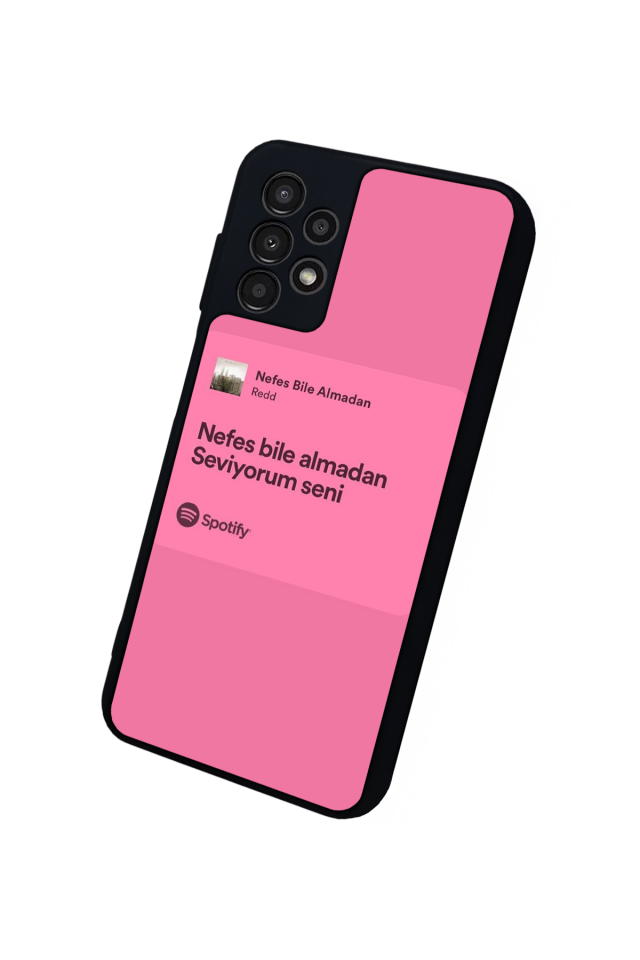 Samsung Galaxy A23 Uyumlu Sarki Sozleri Tasarımlı Glossy Premium Kılıf
