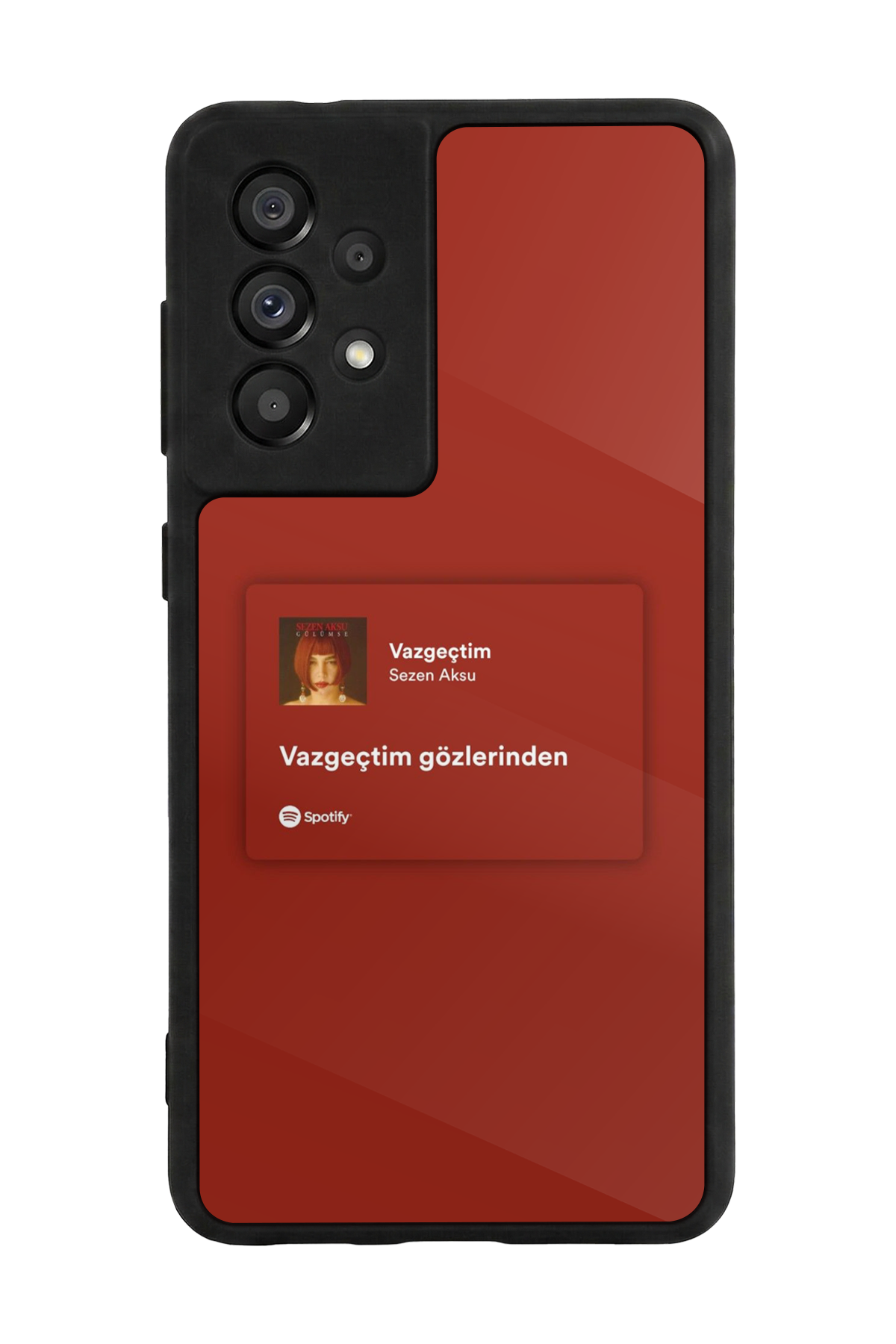 Samsung Galaxy A73 Uyumlu Sarki Sozleri Tasarımlı Glossy Premium Kılıf