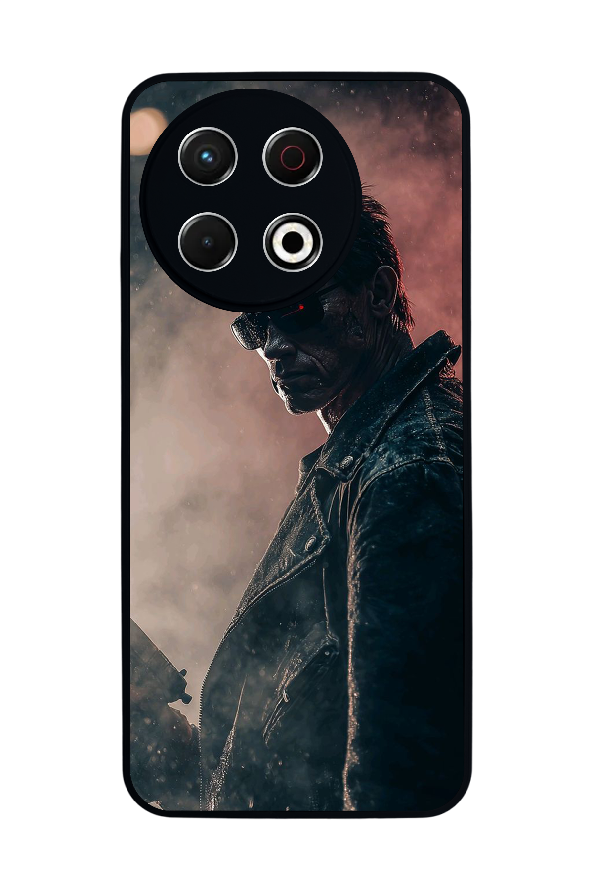 Tecno Spark 30 Pro Uyumlu Terminator Tasarımlı Glossy Premium Kılıf