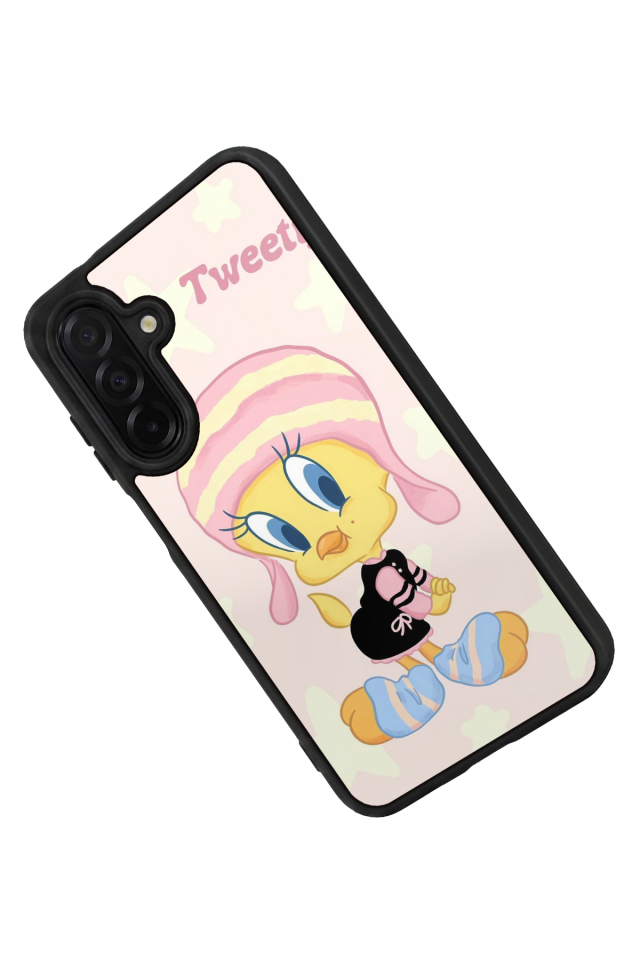 Samsung Galaxy A36 Uyumlu Tweety Tasarımlı Glossy Premium Kılıf