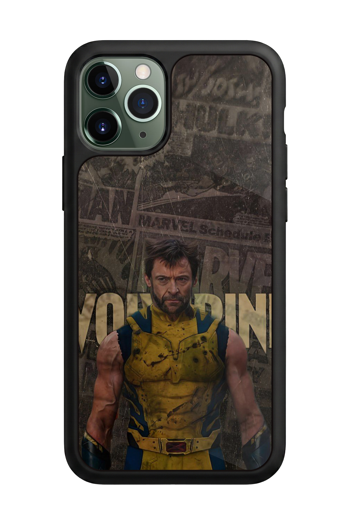 iPhone 11 Pro Max Uyumlu Wolverine Tasarımlı Glossy Premium Kılıf