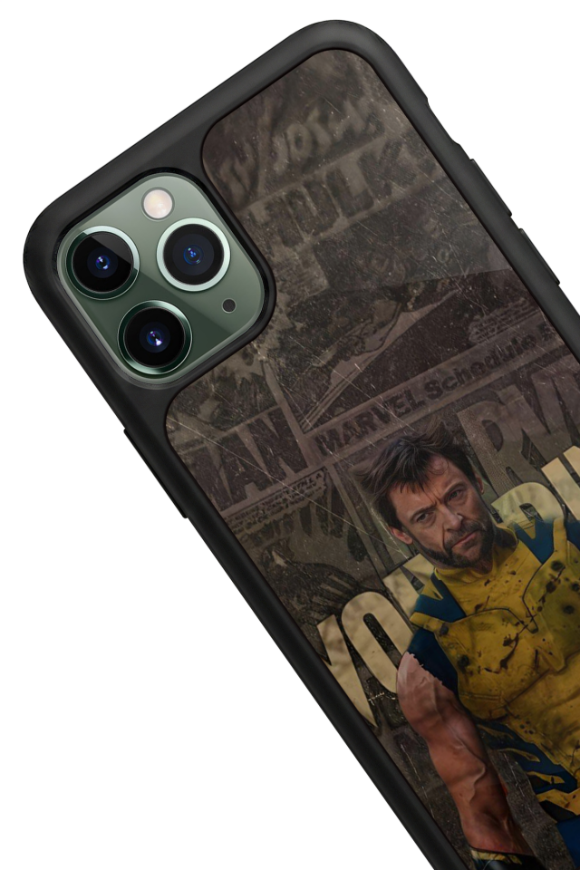 iPhone 11 Pro Max Uyumlu Wolverine Tasarımlı Glossy Premium Kılıf
