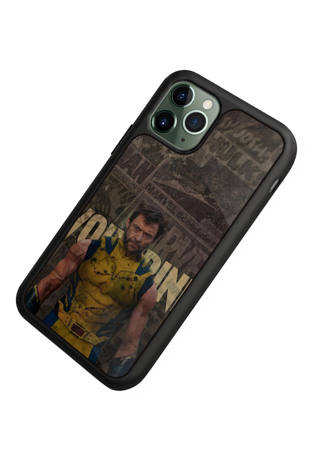 iPhone 11 Pro Max Uyumlu Wolverine Tasarımlı Glossy Premium Kılıf