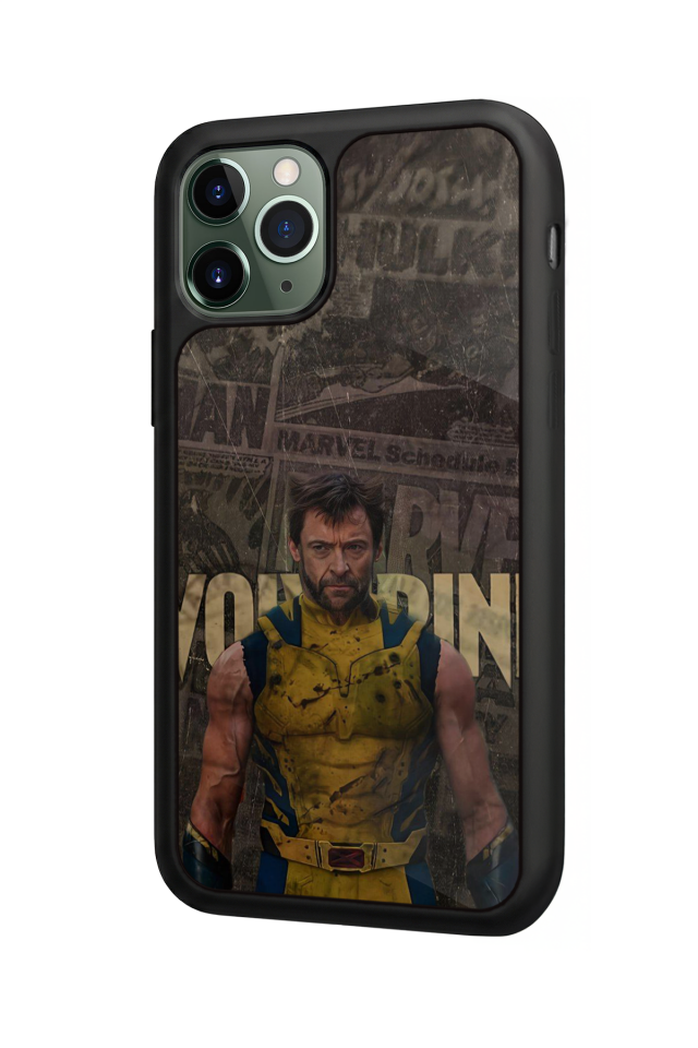 iPhone 11 Pro Max Uyumlu Wolverine Tasarımlı Glossy Premium Kılıf