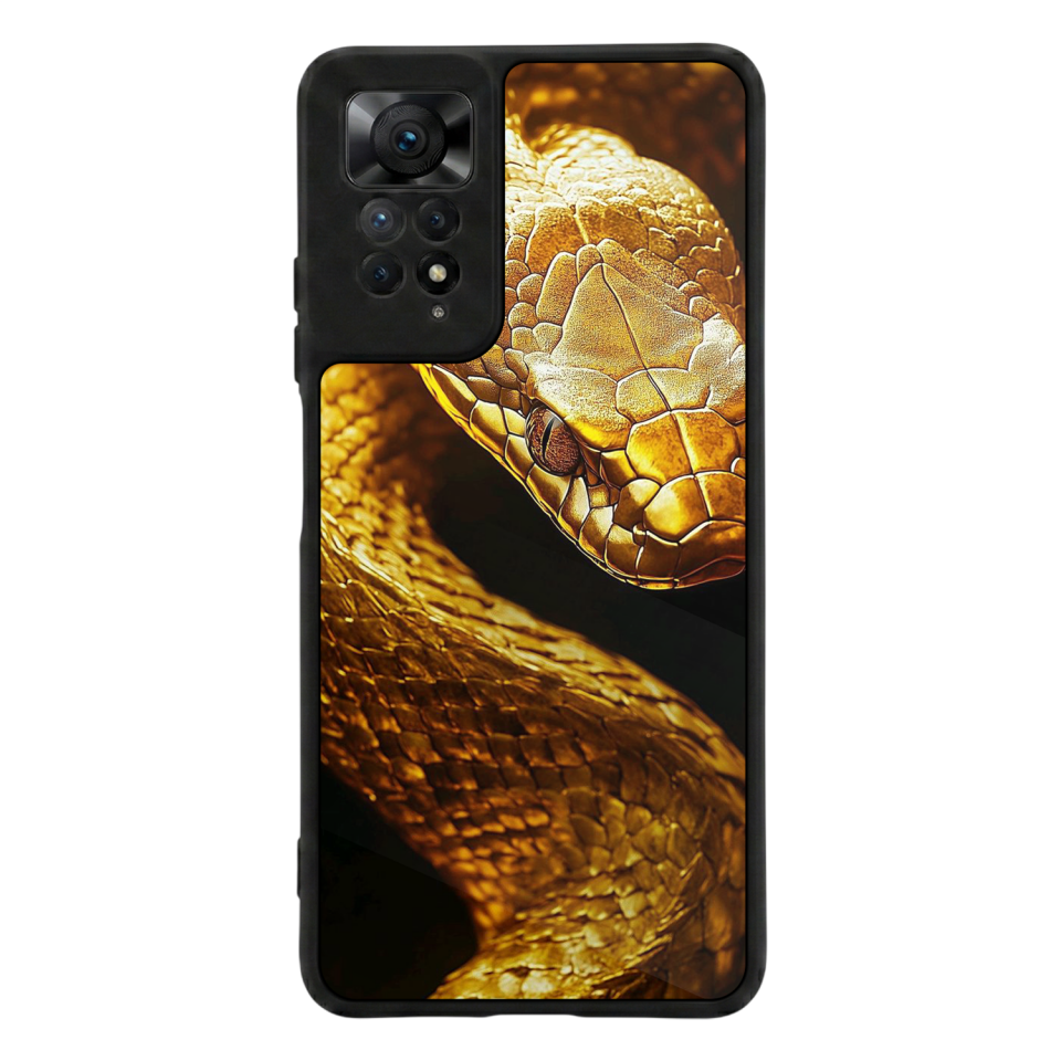 Xiaomi Redmi Note 11 Pro Uyumlu Yılan Tasarımlı Glossy Premium Kılıf