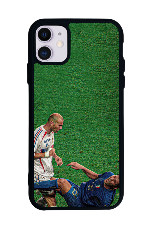 iPhone 11 Uyumlu Zidane Tasarımlı Glossy Premium Kılıf