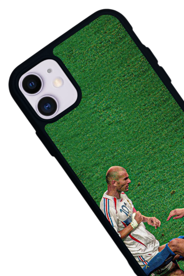 iPhone 11 Uyumlu Zidane Tasarımlı Glossy Premium Kılıf