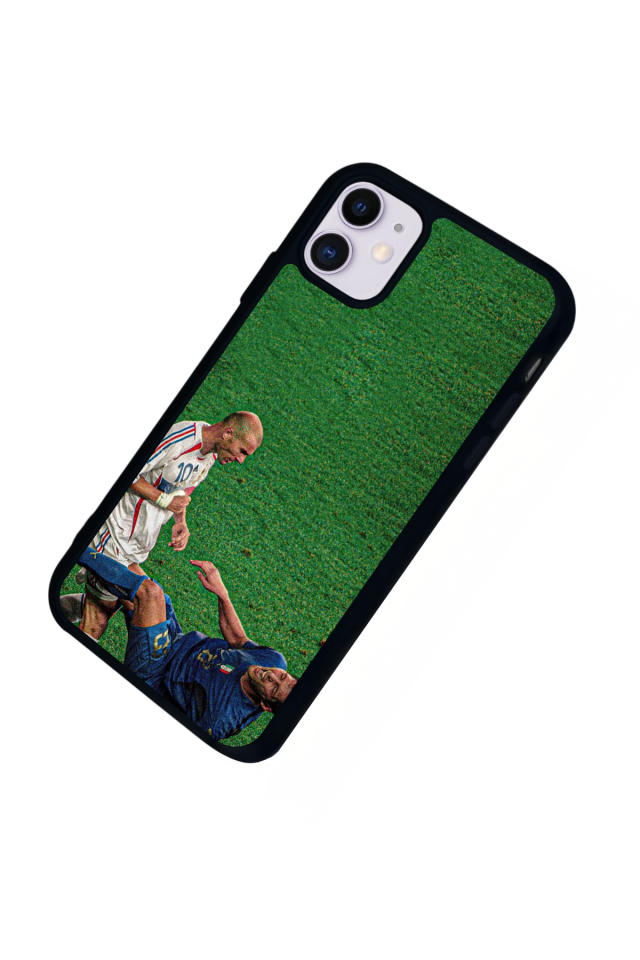 iPhone 11 Uyumlu Zidane Tasarımlı Glossy Premium Kılıf