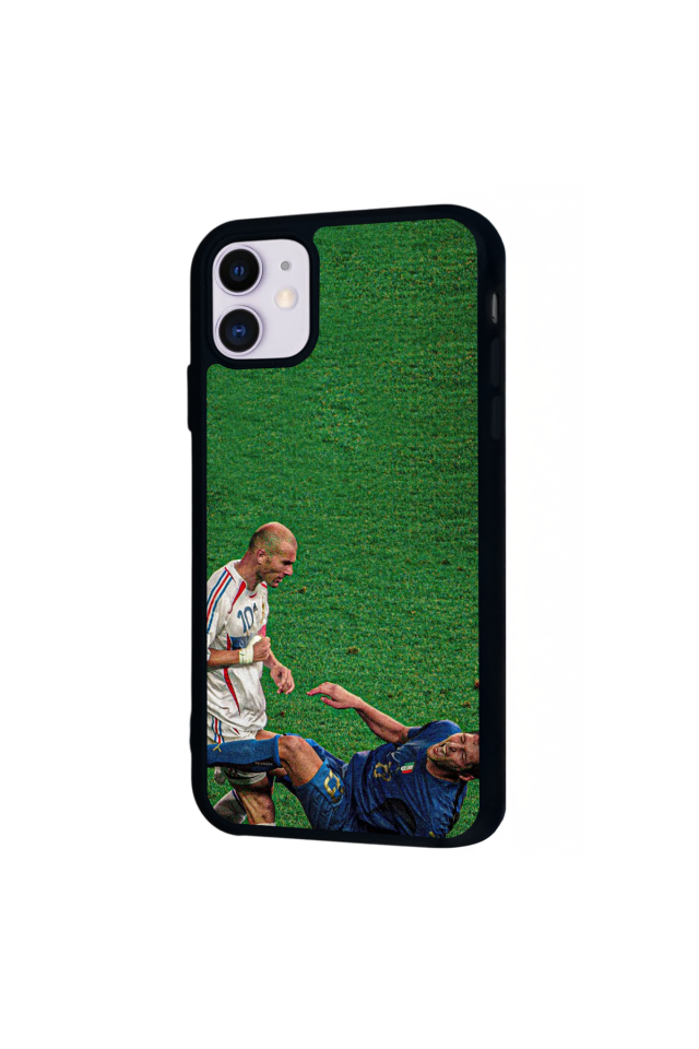 iPhone 11 Uyumlu Zidane Tasarımlı Glossy Premium Kılıf