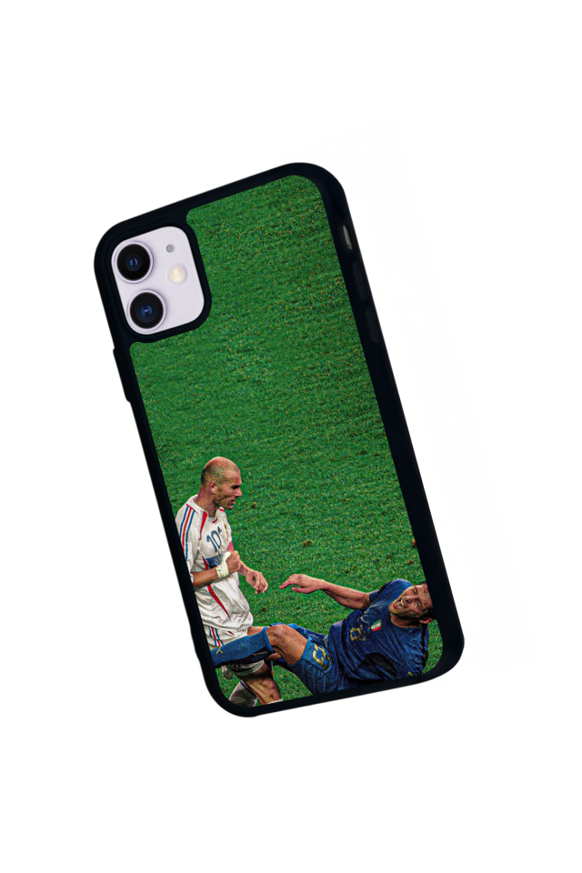 iPhone 11 Uyumlu Zidane Tasarımlı Glossy Premium Kılıf